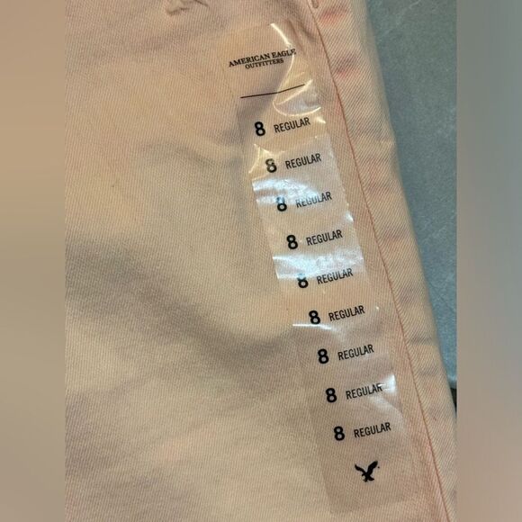 NWT American Eagle Super Stretch Jeggings Pink Distressed 8 Reg - Picture 5 of 6